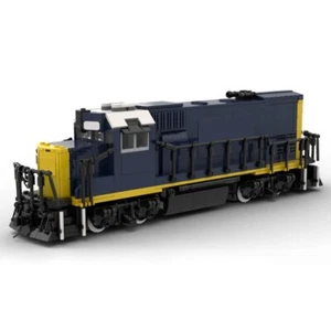 GP15 Retro Train 1448 Pieces Building Kit MOC Build Good Quality MOC-104697 - Picture 1 of 8