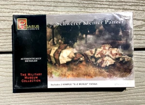 PEGASUS 1/72 Scale WW II German Schwerer Kleiner Panzer Tanks Model Kit 7605 F/S - Picture 1 of 13