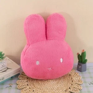 40CM Beige White Huge Miffy Rabbit Face Plush Doll Soft Stuffed Pillow Cushion - Picture 1 of 9