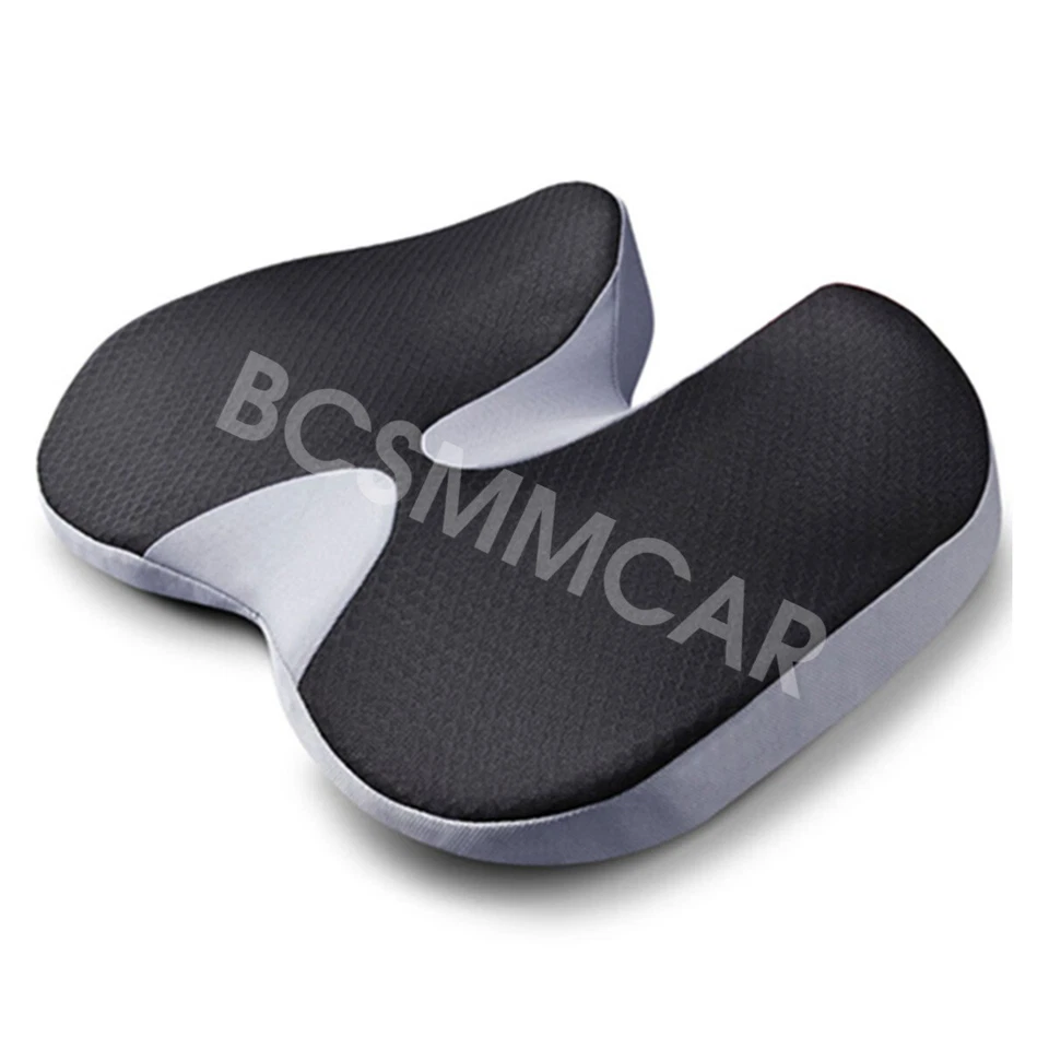 Car Seat Cushion For Tailbone Back Pain Relief Booster Office Chair Comfort Mat — 第 1/4 张图片