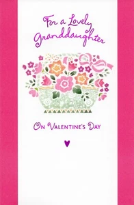 Sincere VALENTINE'S DAY Card FOR GRANDDAUGHTER by American Greetings + Envelope - Picture 1 of 4