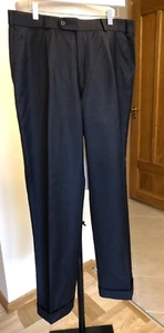 Pantalones Lanificio F.llo Cerruti lana corte clásico para hombre talla EU 52, EE. UU. 36/33 gris - Imagen 1 de 20