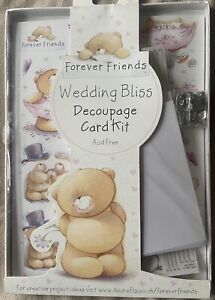 FOREVER FRIENDS WEDDING BLISS DECOUPAGE CARD KIT