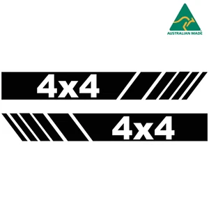 4x4 2 Piece Set Side Mirror Side Stripe JDM Vinyl Decal Sticker 15 x 2 cm - Picture 1 of 16