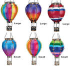 Hot Air Balloon Solar Lantern-Small or Large Sizes in Multiple Colors