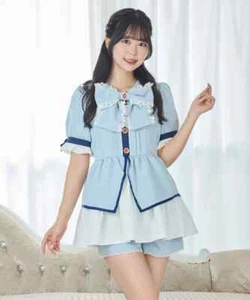 Yes! Pretty Cure 5 GoGo! Precure Aqua Minazuki Karen Costume Set Women Cosplay - Picture 1 of 7