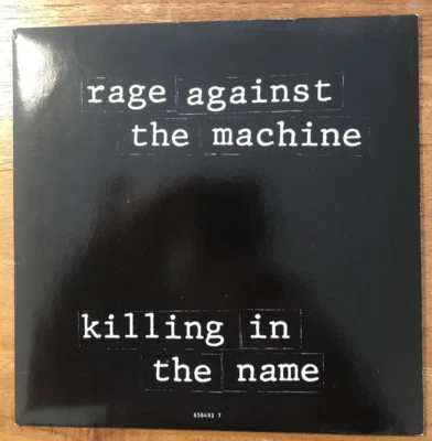RAGE AGAINST THE MACHINE - Killing In The Name 7"-Vinyl - White Marbled - NM/VG - Bild 1 von 4