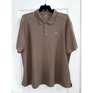 Tommy Bahama Herren XXL braun Golf Polo Supima Baumwolle - Bild 1 von 7