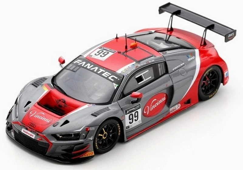 Audi R8 LMS GT3 Spa 2021 Aka-Lavergna-Hofer 1:43 SPARK SB443 - Immagine 1 di 1