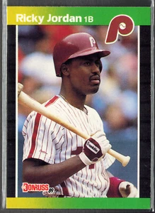 Donruss 1989 ~ Ricky Jordan 624 novato - Imagen 1 de 2