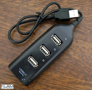 USB HUB rallonge 4x port USB 2.0 extension cable. NEUF / NEW - Foto 1 di 5