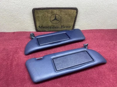 Mercedes Benz W126 Right & Left Sun Visors Blue Used - Image 1 of 4