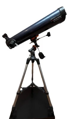 CELESTRON ASTROMASTER 76 TELESCOPE Newtonian Reflector Astronomy Space Scope - Image 1 of 4