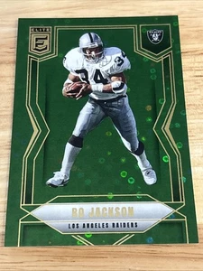 2025 Donruss Elite Bo Jackson #36 Los Angeles Raiders Green Disco - Picture 1 of 2