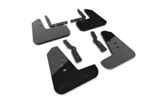 Rally Armor for 2024+ Ford Mustang Black UR Mud Flap w/ Metallic Black Logo - Picture 1 of 7