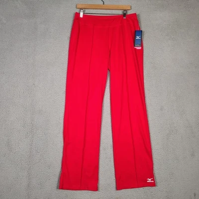 Pantalones Mizuno Para Mujer XL Rojo Pierna Recta Voleibol Rendimiento Ligero Nuevos con Etiquetas Foto 1 de 4