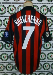 SHEVCHENKO MILAN 2002-2003 SHIRT MAGLIA CALCIO FOOTBALL SOCCER CAMISETA MAILLOT - Foto 1 di 15