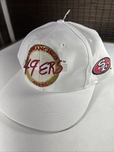 Vtg San Francisco 49ers The Game Circle Logo Snapback Hat NFL Football 1990s Cap - Picture 1 of 6