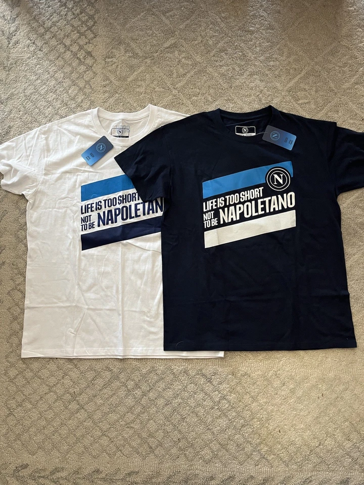 Paquete de camisetas oficiales de aficionados SSC Napoli Foto 1 de 4