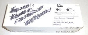 Original HP 83A Schwarz Patrone CF283AD NUR 1 DRUCKPATRONE NICHT 2 BITTE LESEN - Bild 1 von 5