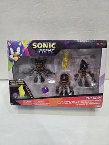Sonic Prime Grim Multipack Figure Sonic Trooper Knuckles Trooper Rouge Trooper - Foto 1 di 5