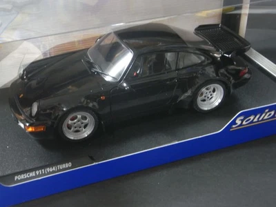 1/18 SOLIDO Porsche 911 (964) Turbo 3.6 Black 1993    1803404 - Immagine 1 di 4