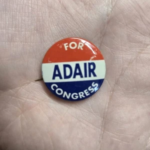 Für Adair Kongress politische Kampagne Pin - Bild 1 von 3