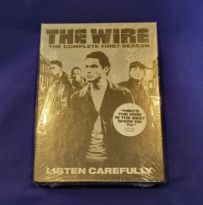 The Wire - The Complete First Season (DVD, 2004, 5-Disc Set) FACTORY SEALED! - Image 1 of 3