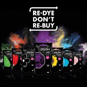 DYLON Hand Dye, Fabric Dye Sachet for Clothes, 50 g All Colours Available - Picture 1 of 8