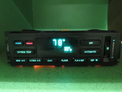 95 TOWN CAR EATC AUTOMATIC CLIMATE HEATER CONTROL P1F5VH-19C933-AF REBUILT 3244 - Image 1 of 4