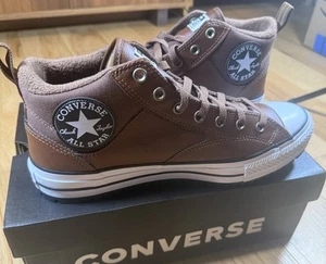 Converse Chuck Taylor CTAS Malden Street Mid Boot Brown Mens 12 New In Box - Picture 1 of 6