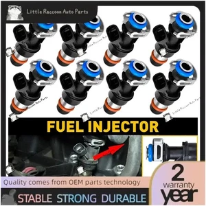 8X 25317628 17113698 New Fuel Injectors For Chevrolet Silverado ( 2001-2006 ) - Picture 1 of 9