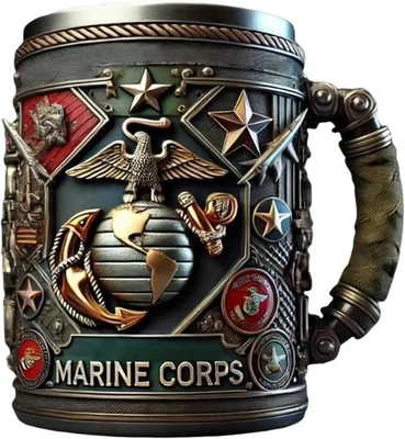 Personalized Military 3D mug, 250th anniversary coffee mug, gift for veterans - Image 1 of 4