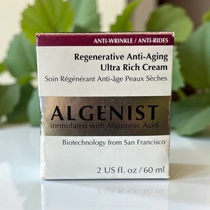 Algenist Anti-Wrinkle Regenerative Anti-Aging Ultra Rich Cream 2oz Sealed Jar - Picture 1 of 7