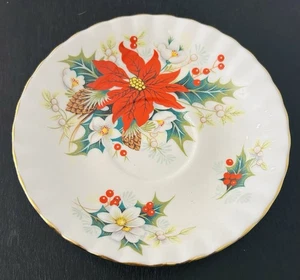 Vintage 1976 Royal Albert Weihnachtsstern 5-1/2" Untertasse NUR Bone China England Weihnachten - Bild 1 von 5