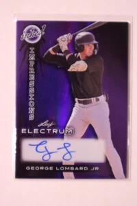 2024 Leaf Electrum George Lombard Jr. Auto Inked Impressions #11-GLJ Purple /25 - Bild 1 von 2