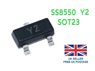 SS8550 MMSS8550 Y2 SOT23 PNP SMD x25pcs - Image 1 of 4