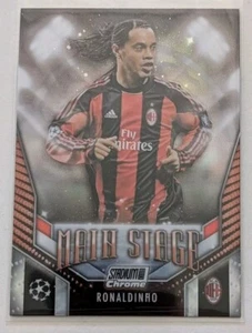 2023-24 Topps Stadium Club Chrome UEFA Ronaldinho MAIN STAGE AC Milan - Bild 1 von 2