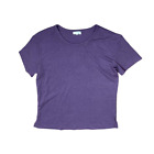 Aritzia Wilfred Free Purple Short Sleeve Casual Knit Top Tee T-shirt Loungwear