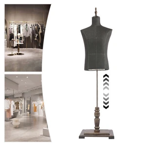 Male Mannequin Model with Stand Half-length Model Mannequin Dress Form - Picture 1 of 24