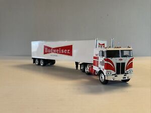 Iconic Replicas 1:43 scale  Peterbilt 352 with van trailer Budweiser