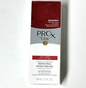 Olay PROx Anti-Aging Nightly Purifying Micro-Peel, 1.3 oz NEW SEALED - Picture 1 of 5
