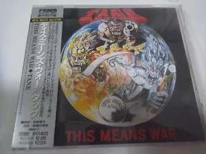 TANK-This Means War JAPAN 1st.Press w/OBI Bonus Track AMCY-8023 NWOBHM Motorhead - Picture 1 of 8