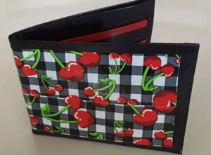 Cartera de pato con cinta adhesiva plegable de cereza - Imagen 1 de 2