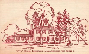 Postcard - "1775" House, Lexington, Massachusetts, on Route 2, USA - Picture 1 of 2