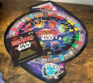 2015 Monopoly Star Wars Board Game REPLACEMENT Game Board, Instructions and dice - Picture 1 of 1