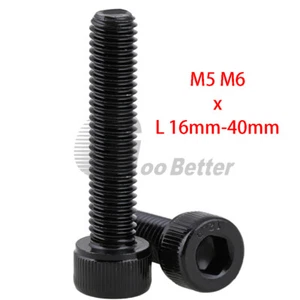 M5 M6 Reverse Left Hand Thread Hex Socket Screw Cap Head 12.9 High Tensile Steel - Picture 1 of 10