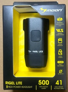 Moon Rigel Lite Front Bike Light - 500 Lumen Beam - Picture 1 of 3