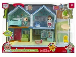 Cocomelon Deluxe Family House Playset 11 Pc Sounds And Phrases 2021 - Imagen 1 de 10
