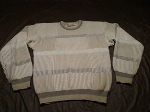 Koman Herren Pullover groß - hellbraun/grau geometrisches Muster, sehr guter Zustand - Bild 1 von 6